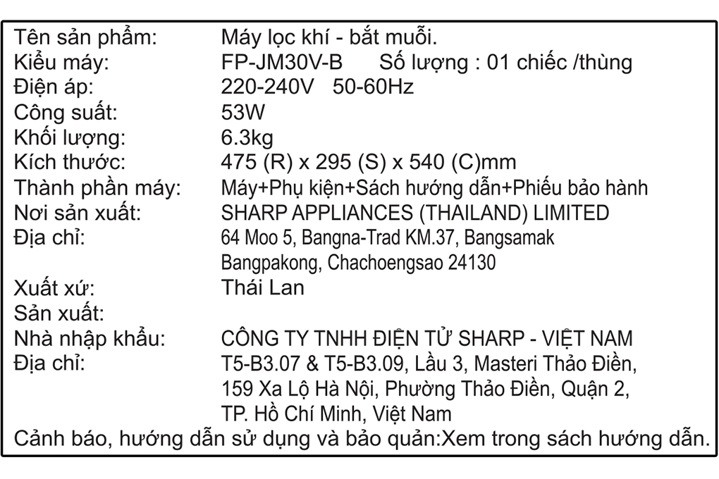 May Loc Khong Khi Sharp Fp Jm30v B 12 Org